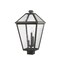 Z-Lite Talbot 3 Light Outdoor Post Mount Fixture, Oil Rubbed Bronze And Seedy 579PHXLS-ORB - alternate 3